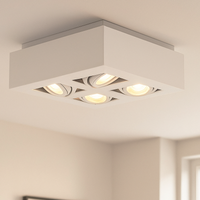 Modern surface mounted downlight white, Akira