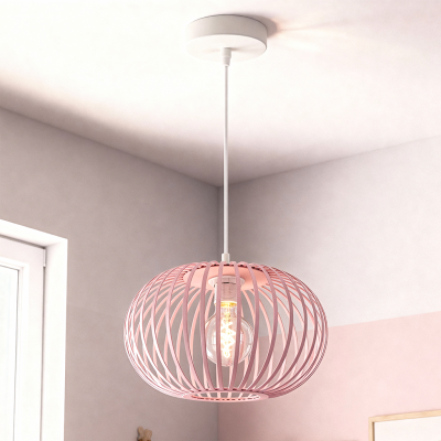 Industrial kids pendant light pink, Lieve