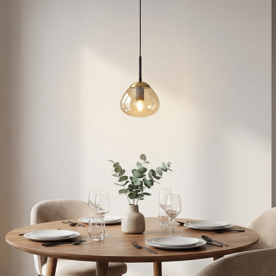 Design pendant light amber, Sedef