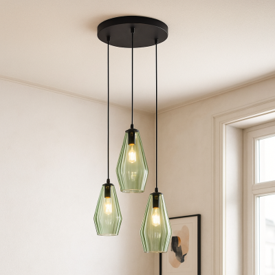 Modern pendant light green, Aimee