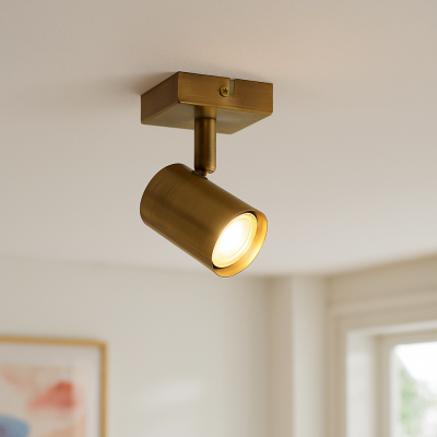 Modern ceiling spotlight bronze, Elena