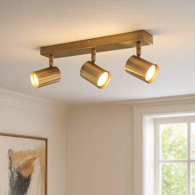 Modern ceiling spotlight bronze, Elena