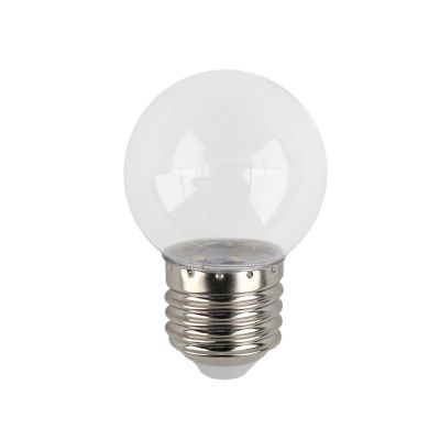 Warm white transparent LED bulb - 1 Watt