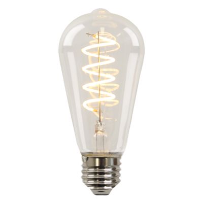 Dimmable Olucia E27 LED Edison bulb Tuelo, 4W, 2700K