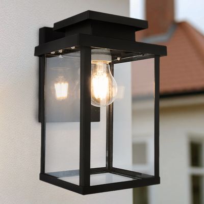 Modern outdoor light black, Tiamo, IP44