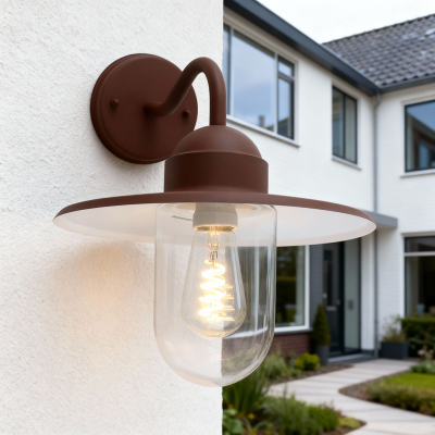 Classic outdoor light rust coloured, Maxx, IP44