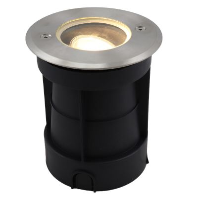 Aluminium ground light chrome, Catamarca, IP65, adjustable light beam