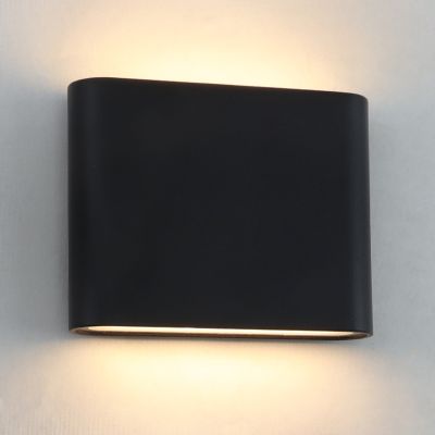 Modern outdoor light black, Cailey, 6W, 3000K LED, IP54