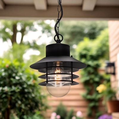 Stainless Steel outdoor light black, Felice, IP44
