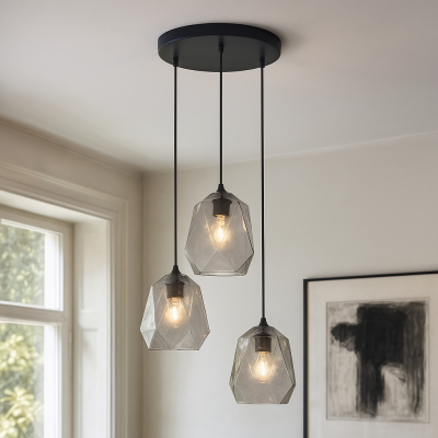 Retro pendant light transparent, Jian