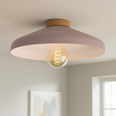 Rustic ceiling light pink, Freddie