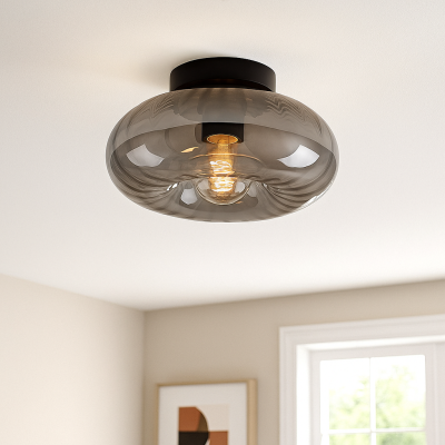 Retro ceiling light grey, Diane