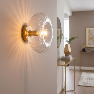 Retro wall light transparent, Diane