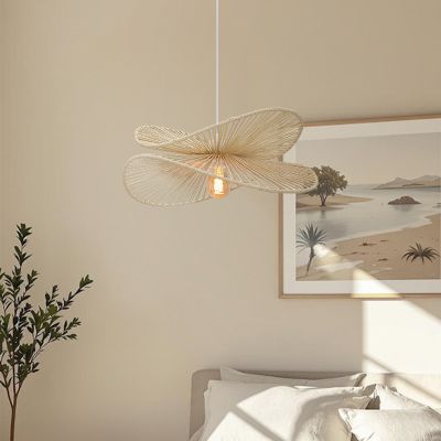 Paper pendant light beige, Rosalie