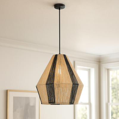 Rustic pendant light brown, Holly