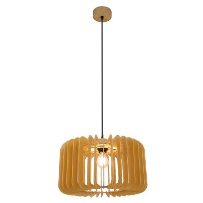 Rustic pendant light wood, Beau