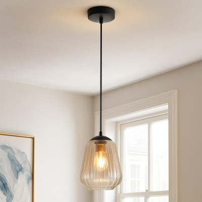 Design pendant light amber, Sue