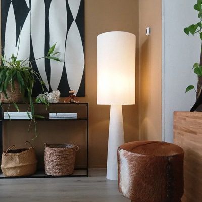 Modern floor lamp beige, Timmy, with switch