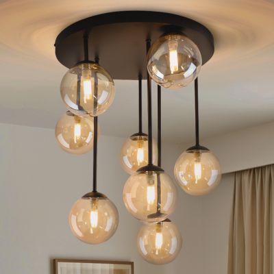 Design ceiling light amber, Stacy