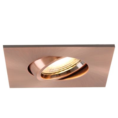 Modern bathroom recessed downlight copper, Jill, IP44