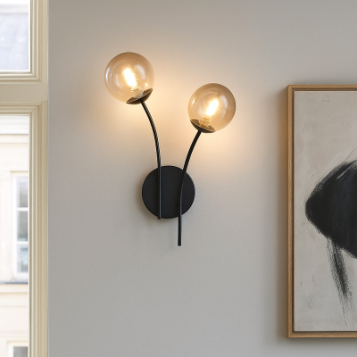 Design wall light amber, Stacy