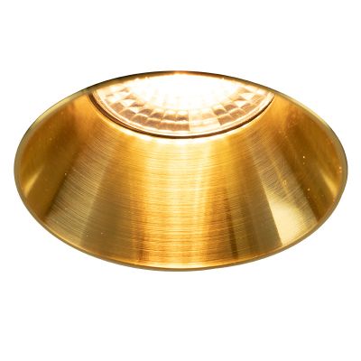 Aluminium trimless recessed downlight brass, Sanaz
