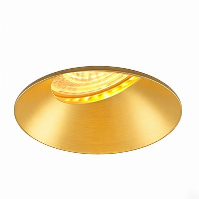 Aluminium recessed light brass, Sanaz