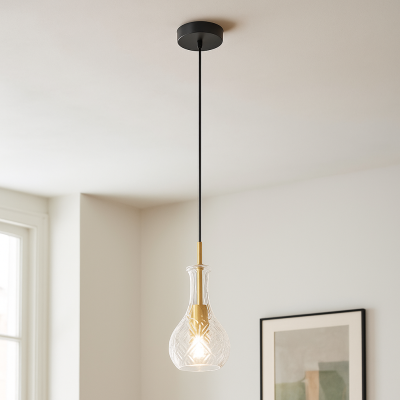 Design pendant light transparent, Danny
