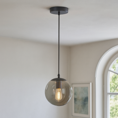 Design pendant light black, Dolf
