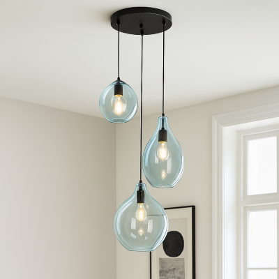 Design pendant light blue, Cees