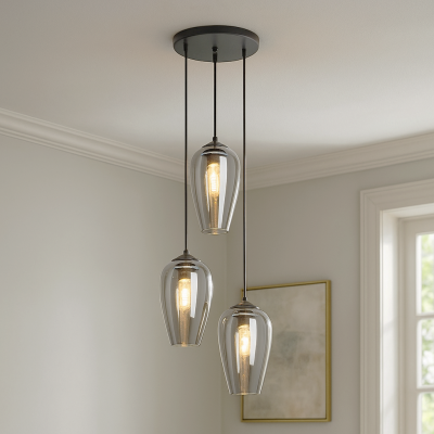Design pendant light grey, Andy