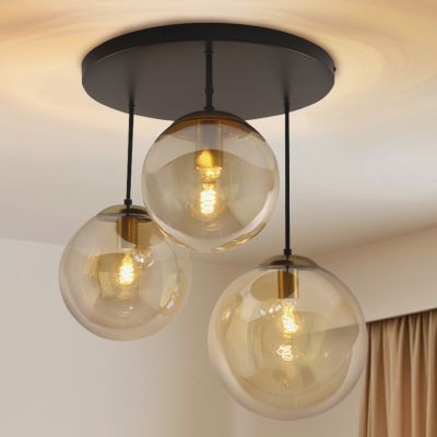 Design ceiling light amber, Dolf