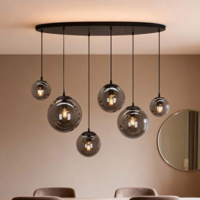 Design pendant light grey, Dolf