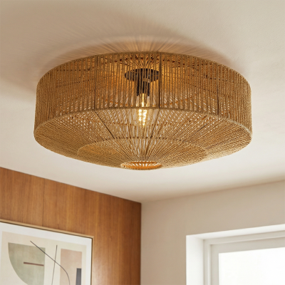 Rustic ceiling light brown, Pippa