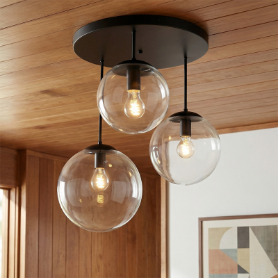 Design ceiling light transparent, Dolf