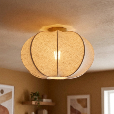 Rustic ceiling light beige, Agnes