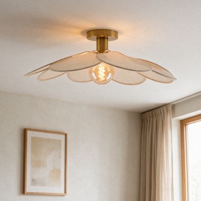 Japandi ceiling light beige, Nena