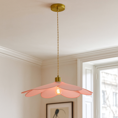Rustic pendant light pink, Nena