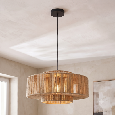 Japandi pendant light brown, Selena
