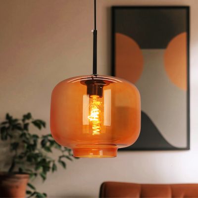 Retro pendant light brown, Anniek