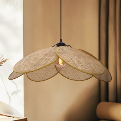 Rattan pendant light brown, Rowen