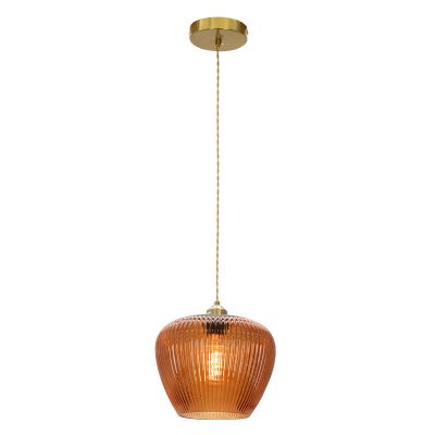 Retro pendant light brown, Rhode