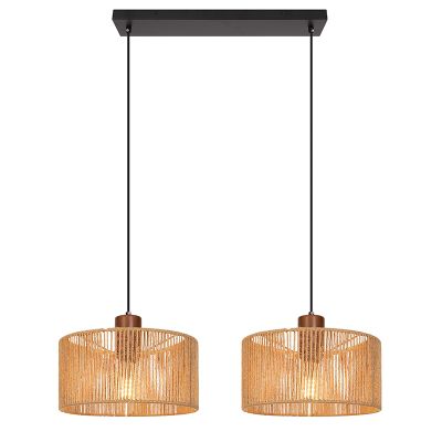 Rustic pendant light brown, Selena