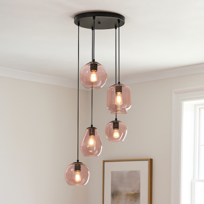 Modern pendant light pink, Caia