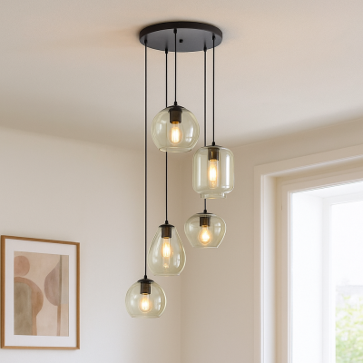 Modern pendant light green, Caia