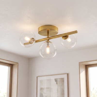 Design ceiling light transparent, Remo