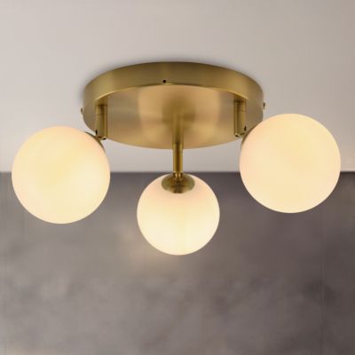 Modern bathroom ceiling light white, Amer, IP44