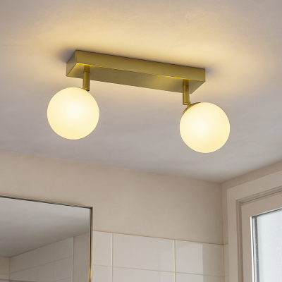 Modern bathroom ceiling light white, Amer, IP44