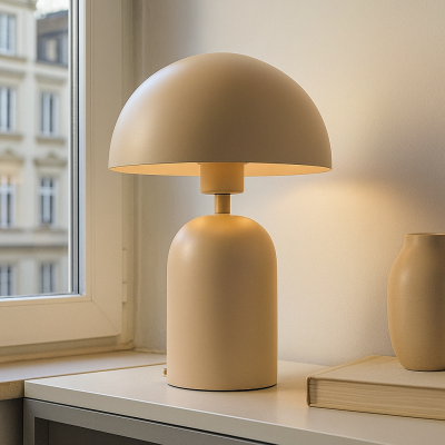 Modern table lamp pink, Isha, with switch