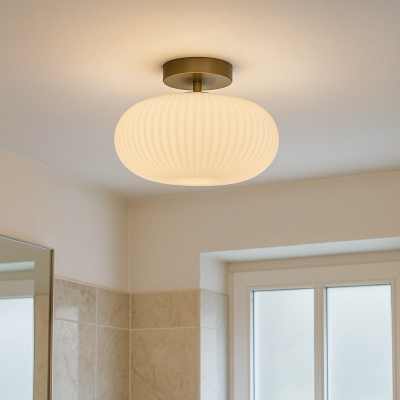 Design bathroom ceiling light white, Elliot, IP44